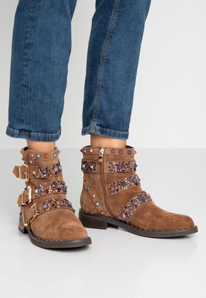 Alma en Pena Bottines de cowboy / motard - camel