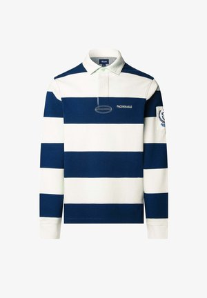 Façonnable IQON STRIPE RUGBY - Polo - naval blue