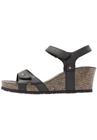 Panama Jack - JULIA BASICS - Plateausandalette - black Thumbnail-Bild 1