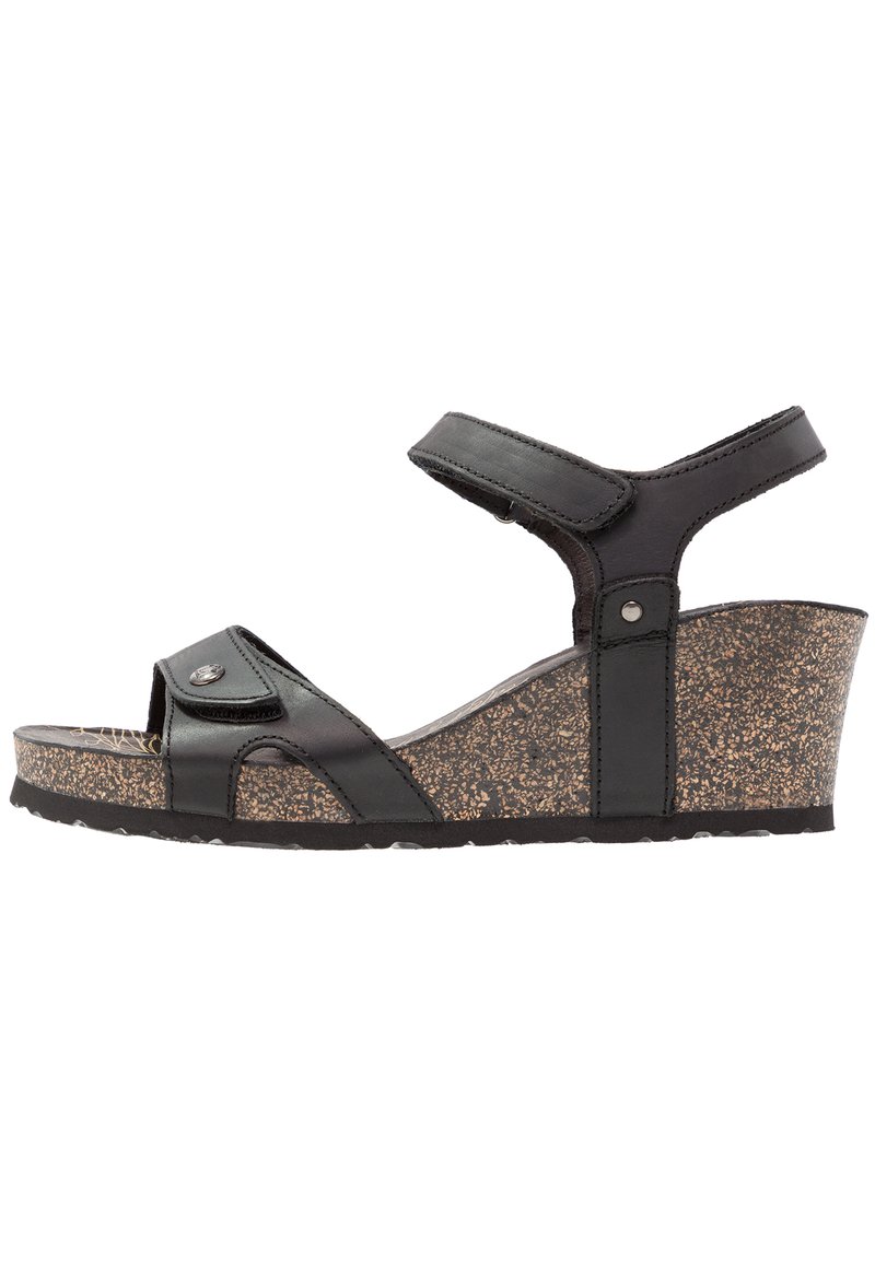 Panama Jack - JULIA BASICS - Plateausandalette - black, Vergrößern