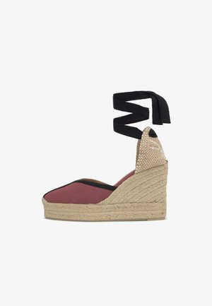 Castañer, CARMEN - ESPADRILLES - Zapatos de salón con cordones - burgundy