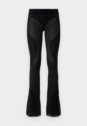 MISBHV SPORT FLARED PANTS - Leggings - Trousers - black