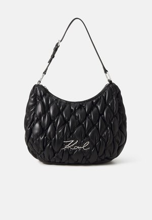 SIGNATURE KUILT HOBO - Handbag - black