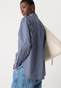Lacoste UNISEX - Button-down blouse - navy blue/flour/delphinium/france blue