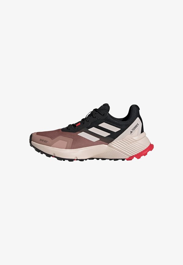 TERREX SOULSTRIDE - Trail running shoes - warm clay putty mauve pure ruby