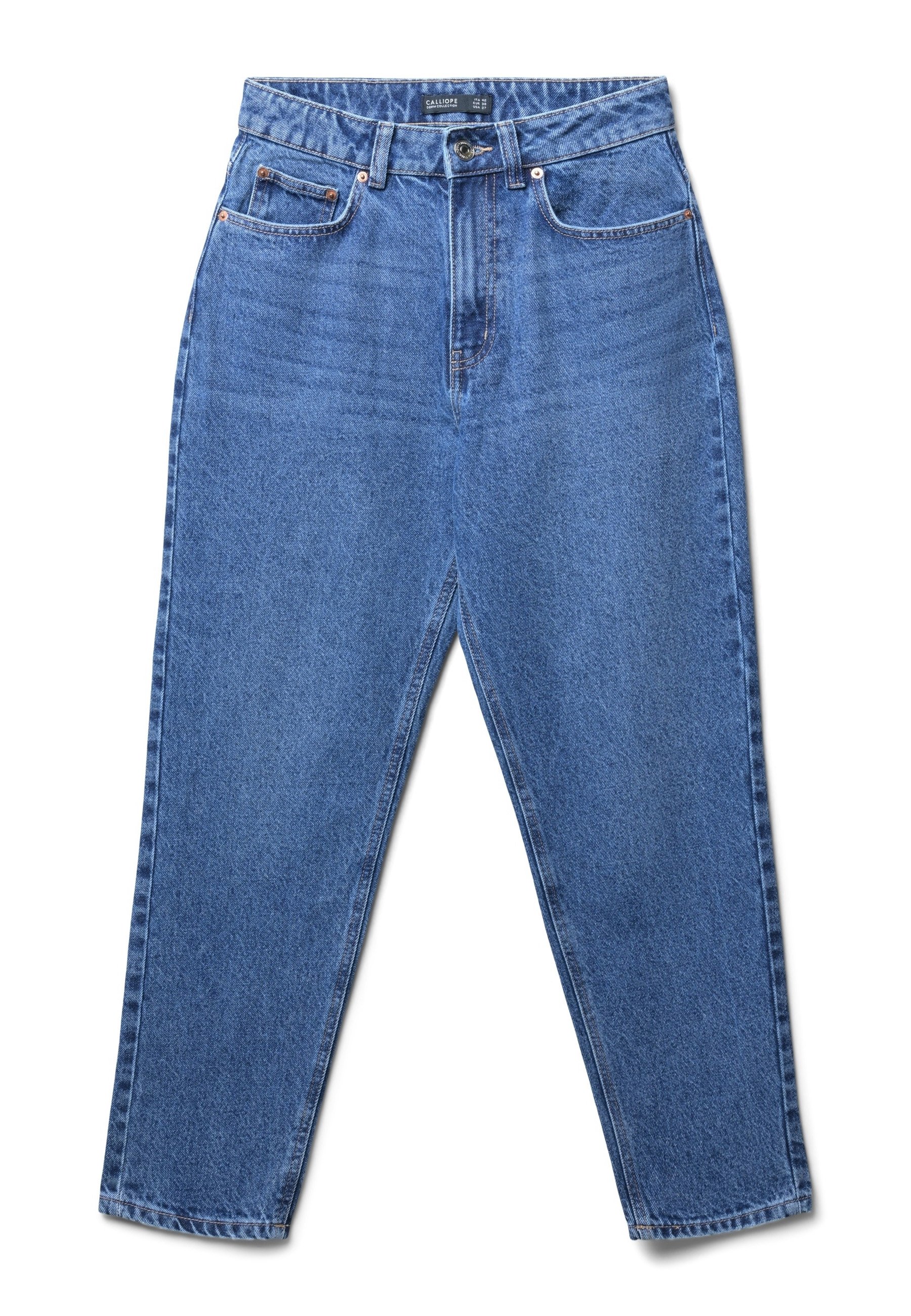 Calliope VITA ALTA Jean Mom blu denim medio/denim bleu