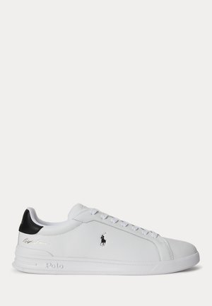 Polo Ralph Lauren, HERITAGE COURT II LEATHER SNEAKER - Zapatillas - white/black