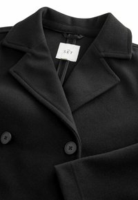 THE SET DOUBLE BREASTED LONGLINE  - Klassinen takki - black