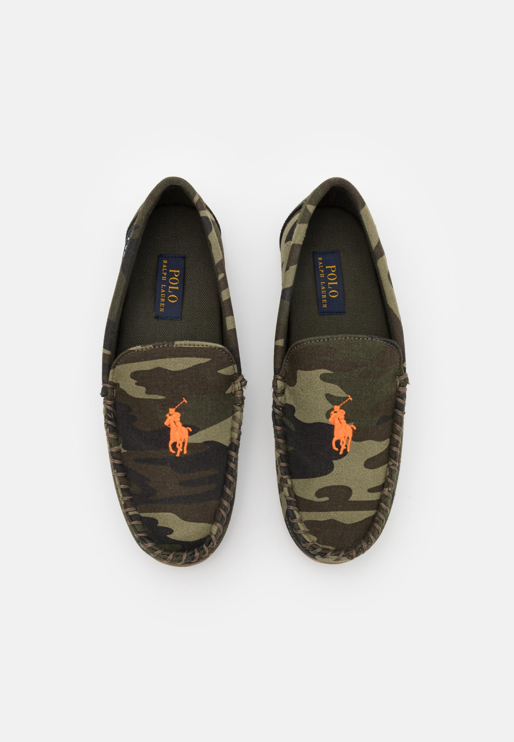 Polo Ralph Lauren DECLAN UNISEX - Pantofole - olive/orange/oliva -  Zalando.it