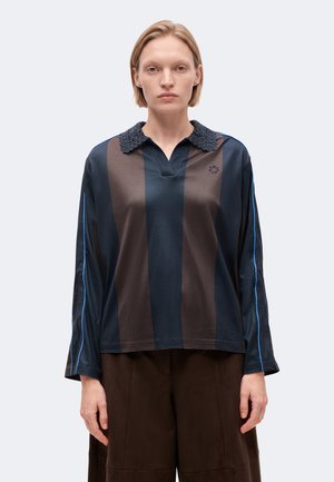 Modström, POLO - Блуза с дълги ръкави - seal/navy