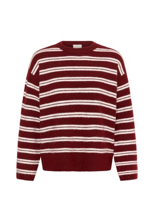 Kaffe, KACALLINA - Jersey de punto - zinfandel white stripe