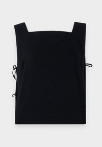 BARE APRON SHELL - Blouse - black