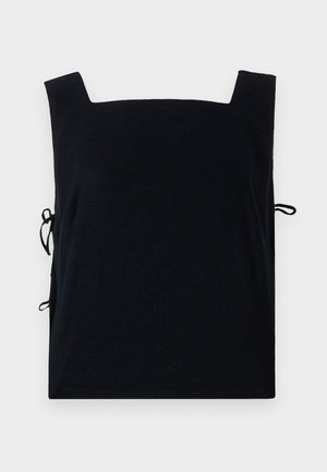 Abercrombie & Fitch BARE APRON SHELL - Pluus - black