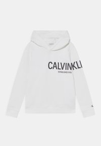 Calvin Klein Jeans Jersey con capucha - white