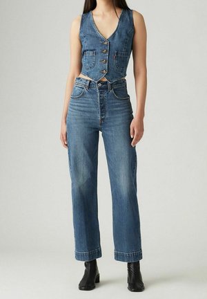 Straight leg jeans - blue denim