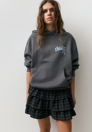 PULL&BEAR BOW - Pulover s kapuco - dark grey