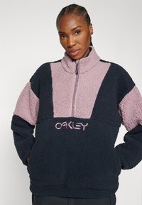 Oakley TNP EMBER HALF ZIP RC FLEECE - Fleecepullover - toadstool/black