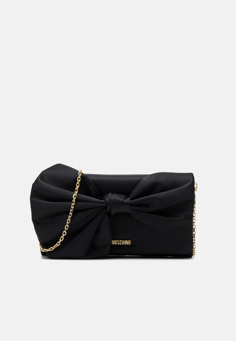 Love Moschino DOUBLE BOW CROSSBODY Pochette nero/noir ZALANDO.FR