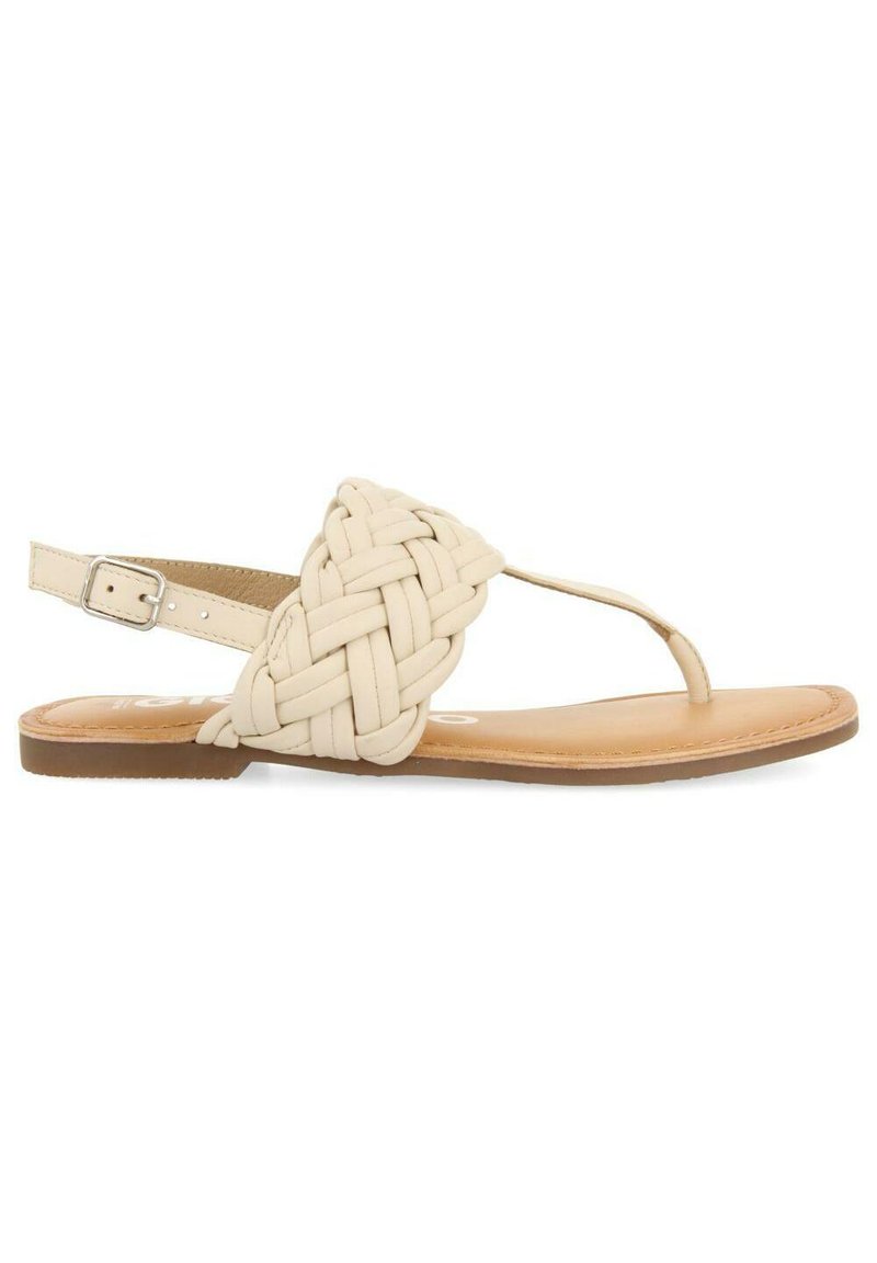 GIOSEPPO Damen Sandale Sergines – Flache Ledersandale Mit Verstellbarem Riemen, Bequem & Nachhaltig