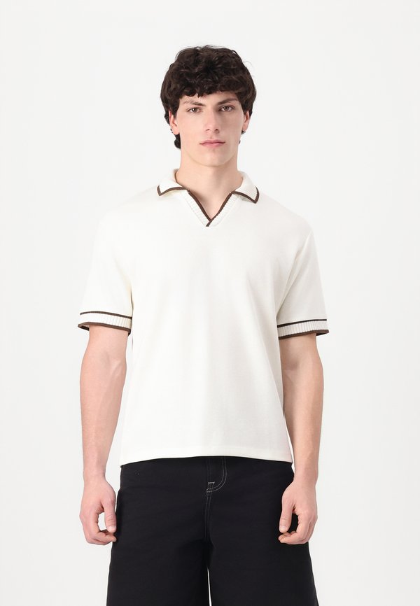 JORSUMMER SPILIT NECK - Polo shirt - cloud dancer