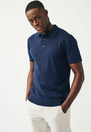 SHORT SLEEVE REGULAR FIT - Polo marškinėliai - navy