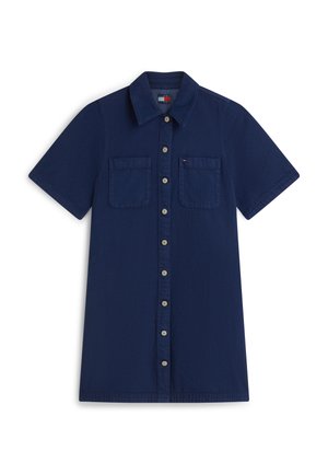 Tommy Jeans, A LINE DRESS  - Φόρεμα πουκάμισο - denim medium