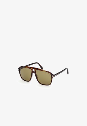 Tom Ford AUTARI - Sluneční brýle - dark avana dark green