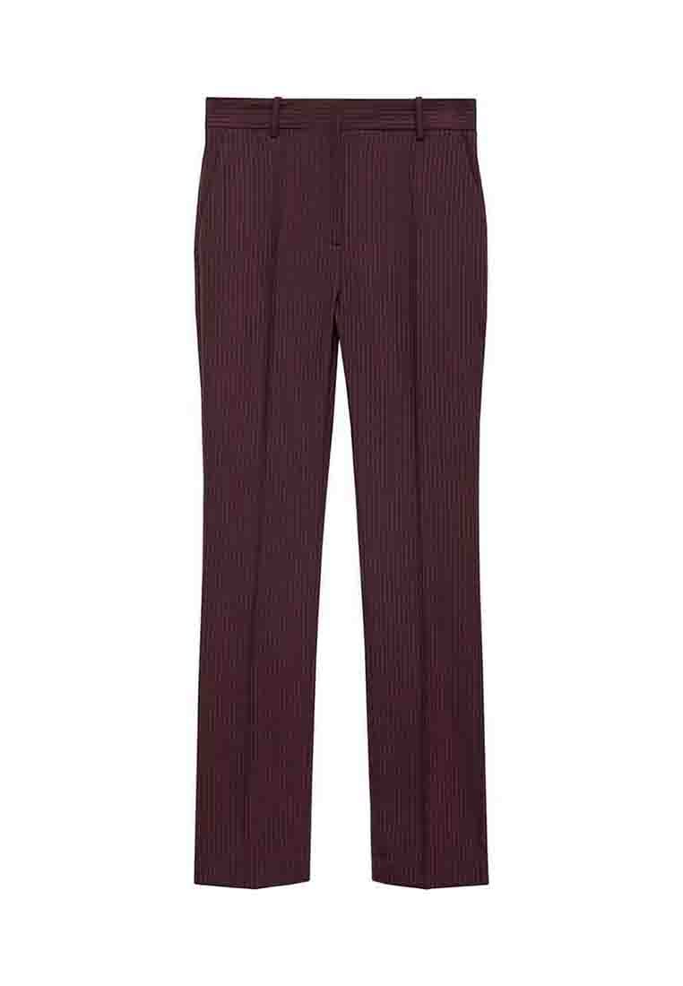 Mango Broek bordeauxrood Mango Broek bordeauxrood