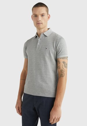 TH FLEX - Polo - medium grey heather ivory