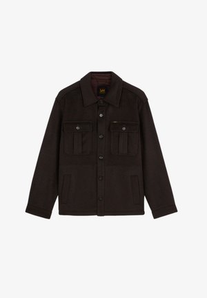 Lee, FLAP POCKET OVERSHIRT - Manteau court - chocolate torte