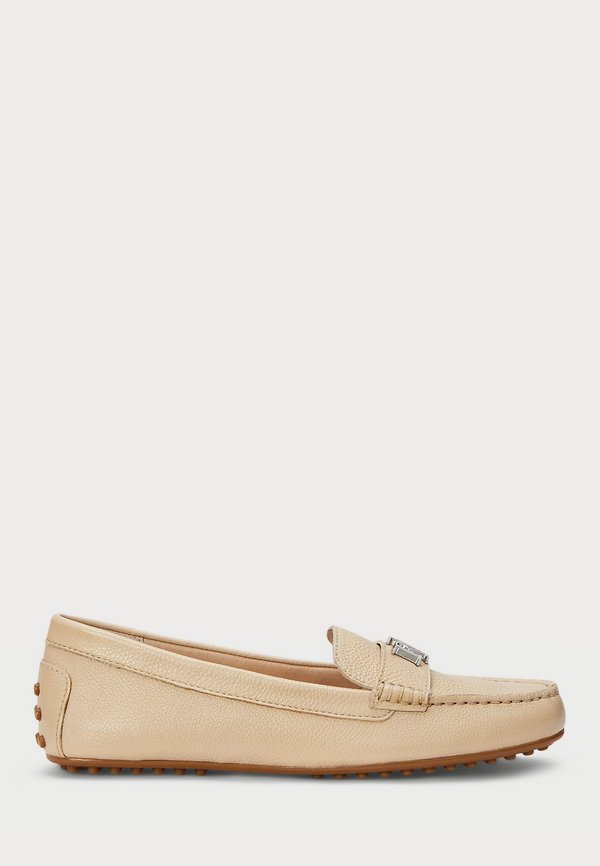 BARNSBURY PEBBLED LEATHER DRIVER - Moccasins - sand dune