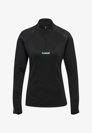 Hummel, HUMMEL HMLBLAZE26 PRO TRAINING HALFZIP WOM - Sweater - black