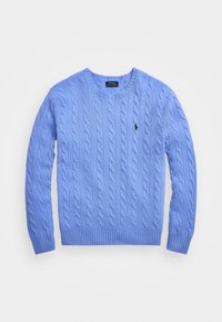CABLE KNIT WOOL CASHMERE JUMPER - Stickad tröja - new litchfield blue