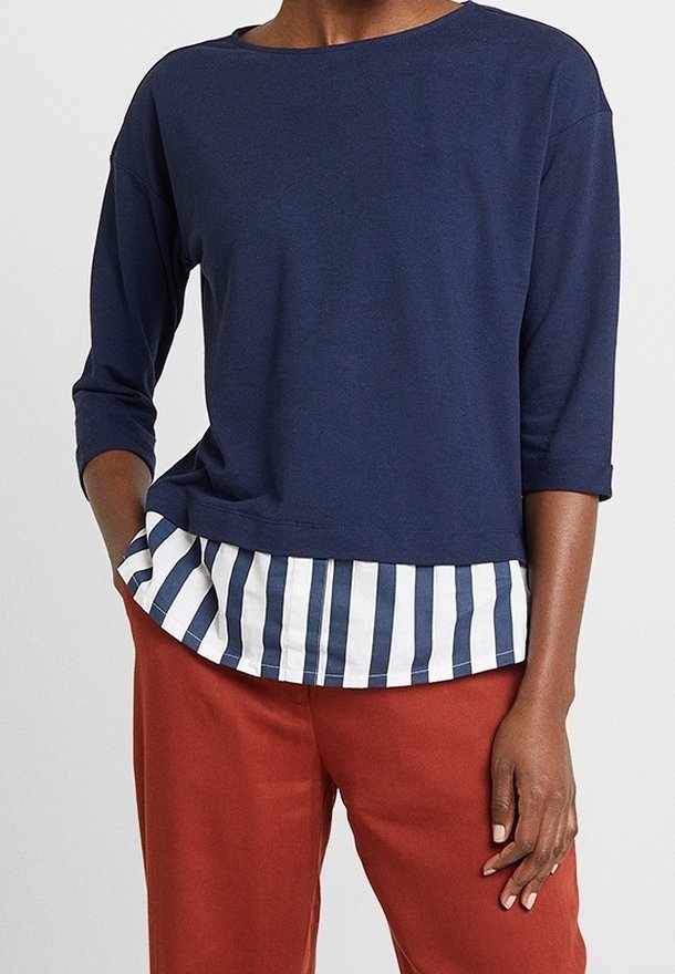 Esprit Pitkähihainen paita - dark blue
