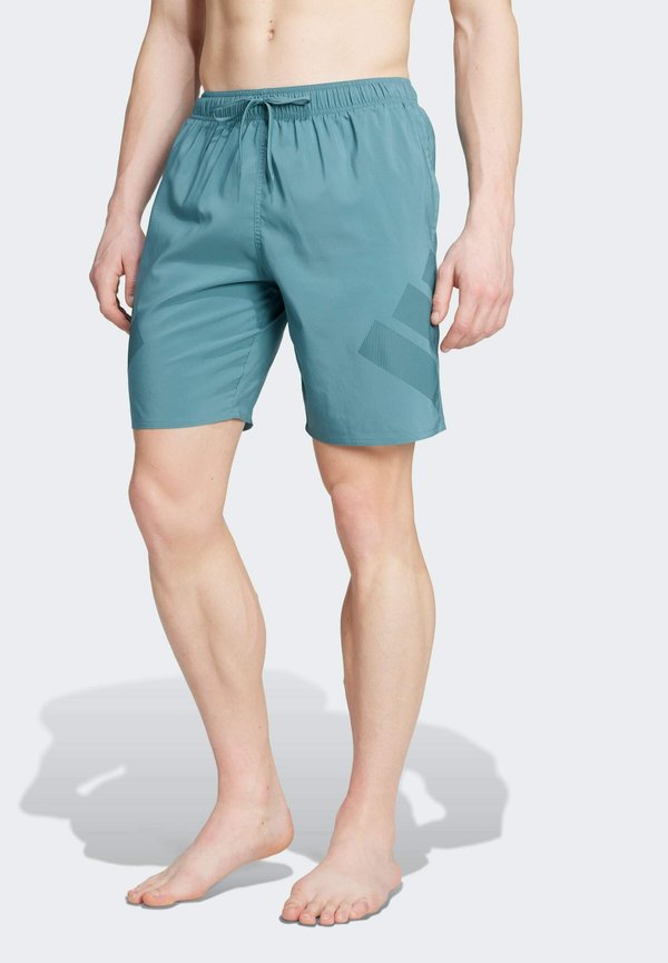 BIG BARS - Swimming shorts - preloved teal aurora ivy