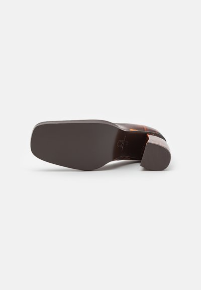 ECKHAUS LATTA BOWED COMBO ABRASIVATO - Obuv na vysokom opätku - brown