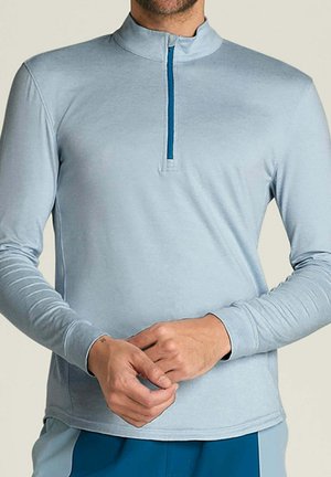 Wilson LONGSLEEVE M EVERYDAY PERFORMANCE HALF-ZIP - Langarmshirt - blue fog