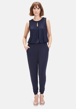 IM GLITZER-LOOK - Jumpsuit - patch dark blue dark blue