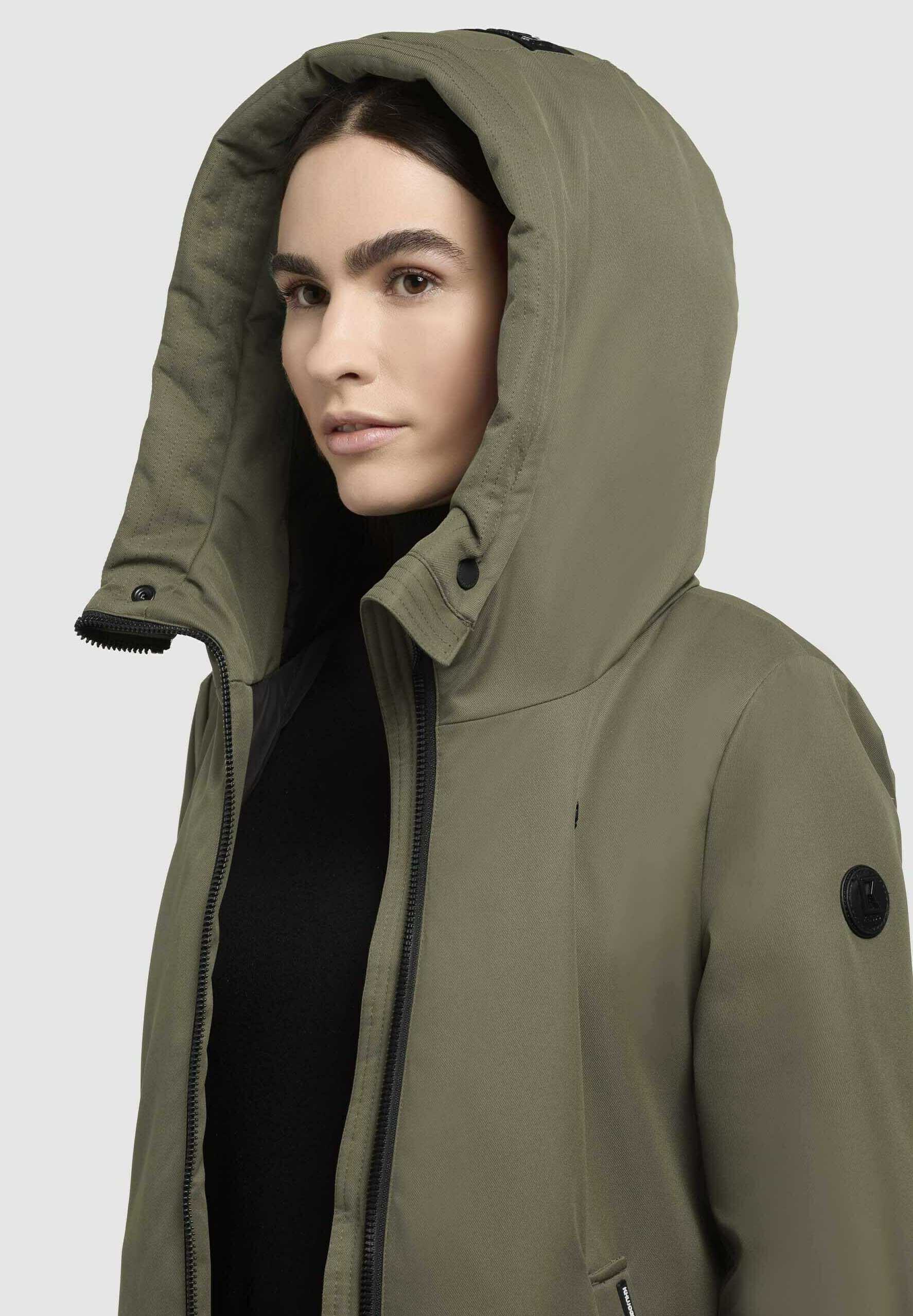 Manteau Femme D'Hiver Yaak 4 - Coupe Slim, Capuche Réglable, Léger Rembourrage - Urbain, Pratique, Poches Polaire - 9