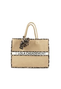 LOLA CASADEMUNT Bolso shopping beige