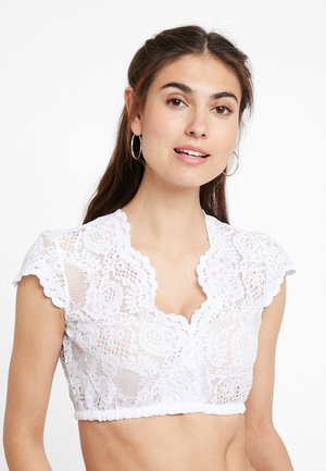 NALIA KURZARM - Blouse - weiß