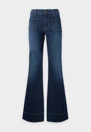 AG Jeans, VICKY HIGH RISE - Zvonové džínsy - dark blue