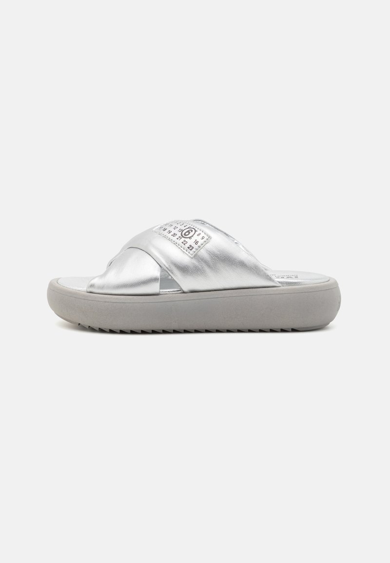 MM6 Maison Margiela - Pantoffels - silver, Vergroten