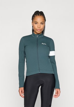 WOMENS CORE WINTER JACKET - Pyöräilytakki - forest green/white