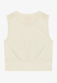 SEAMLESS VEST TOP - Top - beige
