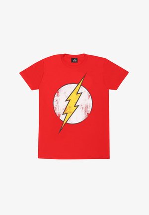 Henry Tiger DC COMICS FLASH LOGO - T-shirt print - red