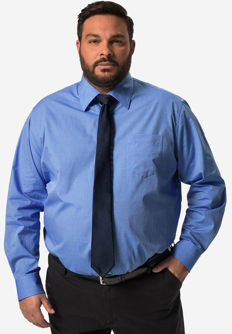 Men Plus BUSINESS LANGARM EASY CARE VARIO-KRAGEN COMFORT FIT