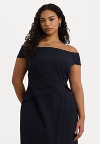 Lauren Ralph Lauren Woman CREPE OFF THE SHOULDER GOWN - Festklänning - lighthouse navy
