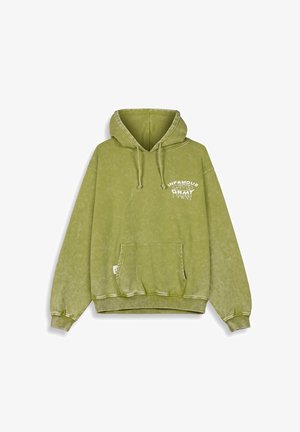 Grimey SUDADERA FOLLOW THE DOLLAR WASHED VINTAGE - Sweat à capuche - verde