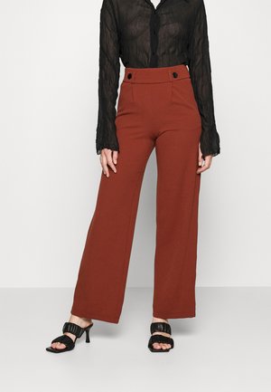 JDY Tall JDYGEGGO NEW LONG PANT - Pantalon classique - cherry mahagony